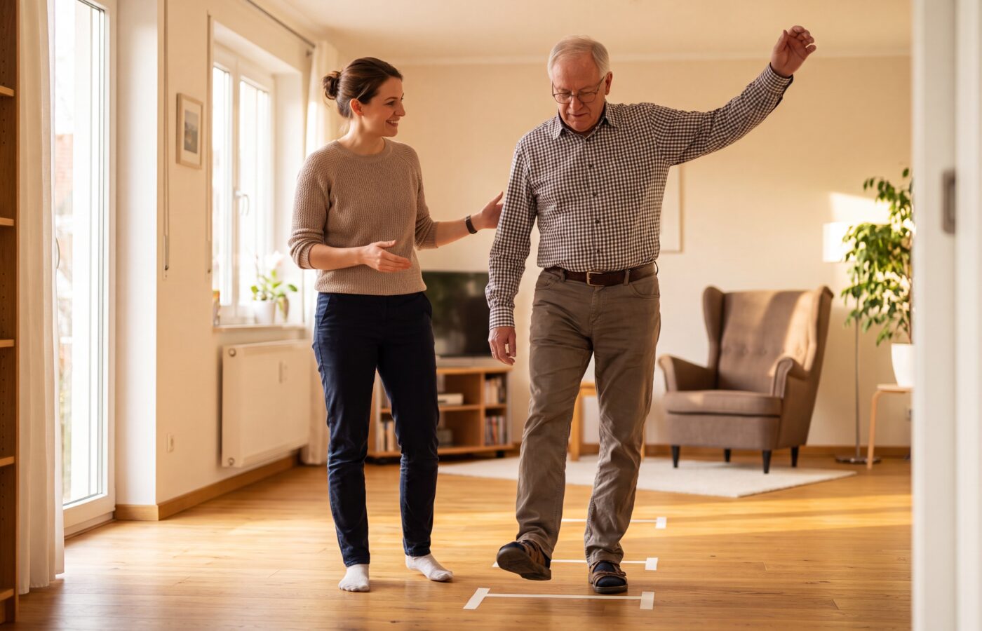 Parkinson: Wie Physiotherapie Beweglichkeit und Alltagssicherheit fördern kann