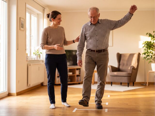 Parkinson: Wie Physiotherapie Beweglichkeit und Alltagssicherheit fördern kann