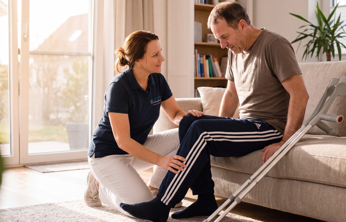 Physiotherapie nach Knie-OP: Kreuzband und Meniskus richtig nachbehandeln