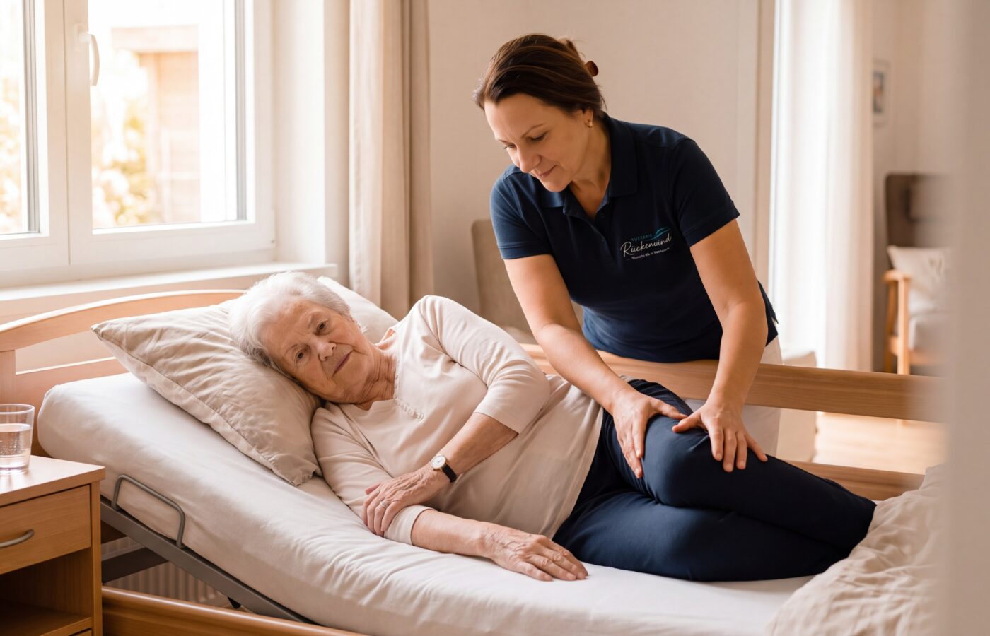 Physiotherapie bei Bettlägerigkeit: Wie Hausbesuche Komplikationen vorbeugen