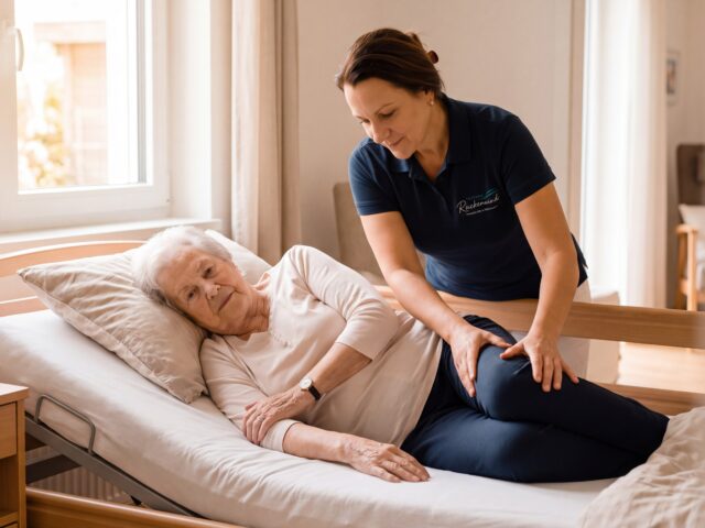Physiotherapie bei Bettlägerigkeit: Wie Hausbesuche Komplikationen vorbeugen
