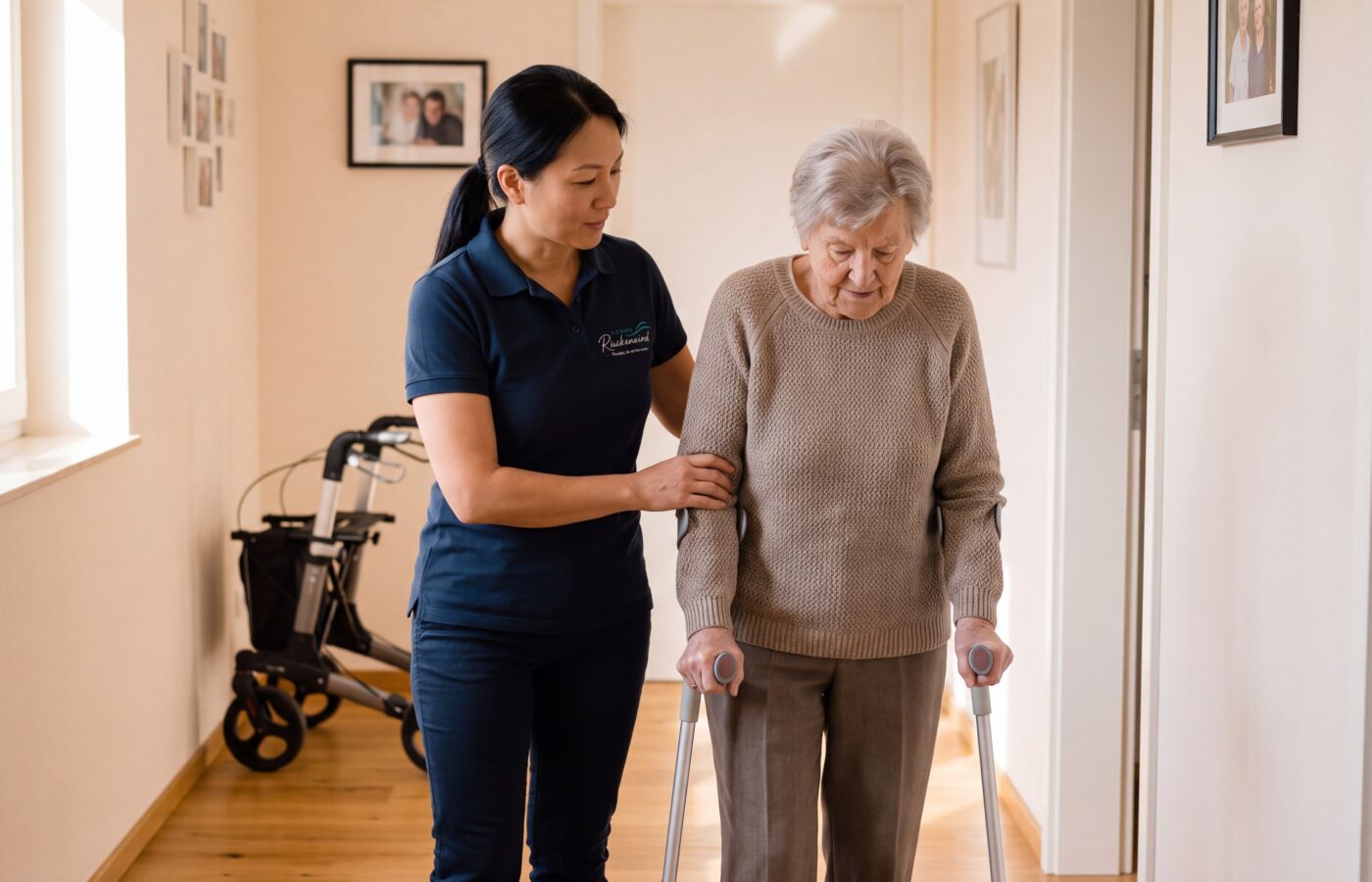 Physiotherapie nach Oberschenkelhalsbruch: Sicher zurück in die Mobilität